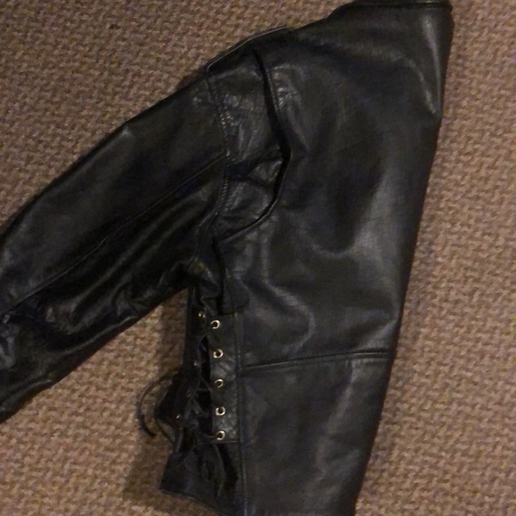 Leather Biker Jacket - Picture 3 of 6